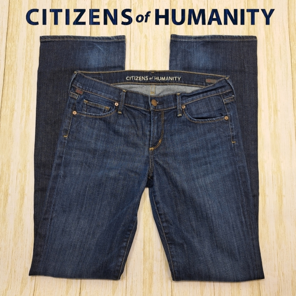 CofH Citizens of Humanity Kelly Low Rise Boot cut Blue Jeans Size 28